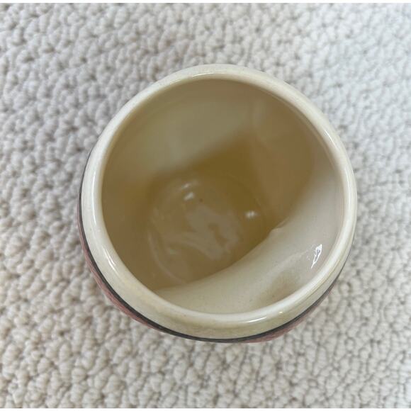 Petley Studios Southwest Mug Hand Painted Roadrunner Pink Sky Cactus Butte VTG - Picture 4 of 6